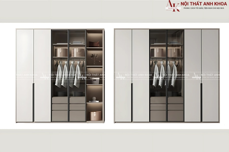 Tủ quần áo 6 cánh - Xu hướng nội thất 2025