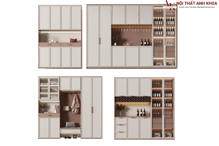 Tủ rượu phòng ăn - Đẳng cấp của gia chủ sành điệu Tủ rượu phòng ăn - Đẳng cấp của gia chủ sành điệu