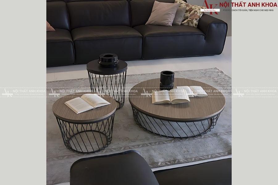 Ý tưởng trang trí với bàn sofa tròn đẹp mê mẩn Ý tưởng trang trí với bàn sofa tròn đẹp mê mẩn
