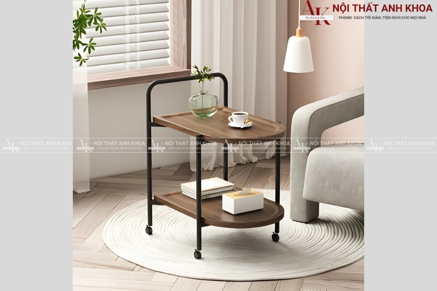 Mẫu bàn sofa chân sắt - Thiết kế đơn giản nhưng sang trọng Mẫu bàn sofa chân sắt - Thiết kế đơn giản nhưng sang trọng