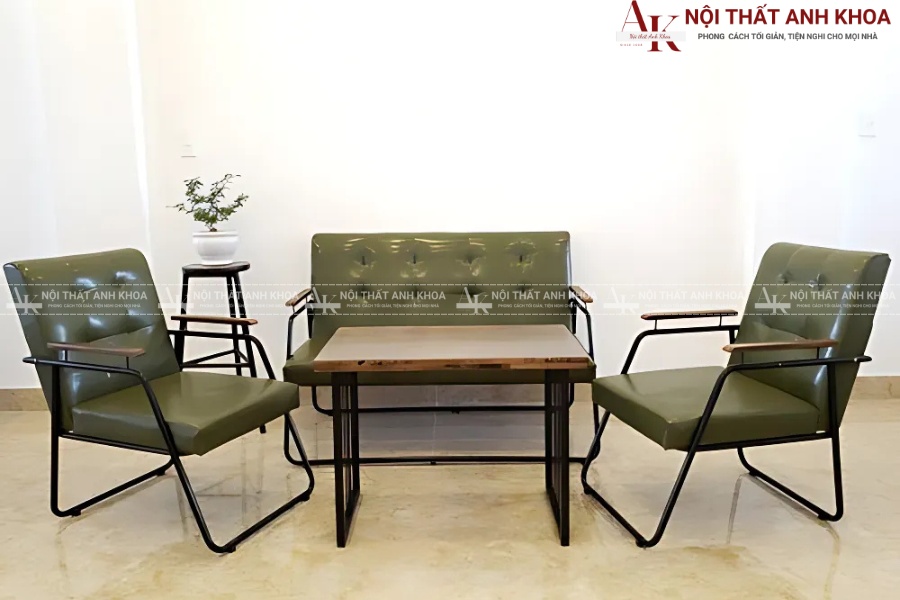 Mẫu bàn sofa chân sắt nhỏ gọn cho căn hộ chung cư Mẫu bàn sofa chân sắt nhỏ gọn cho căn hộ chung cư