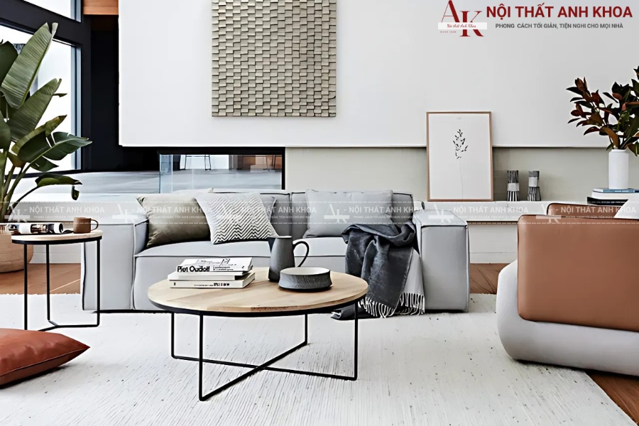 Bàn sofa tròn chân sắt - Điểm nhấn đẳng cấp cho không gian Bàn sofa tròn chân sắt - Điểm nhấn đẳng cấp cho không gian