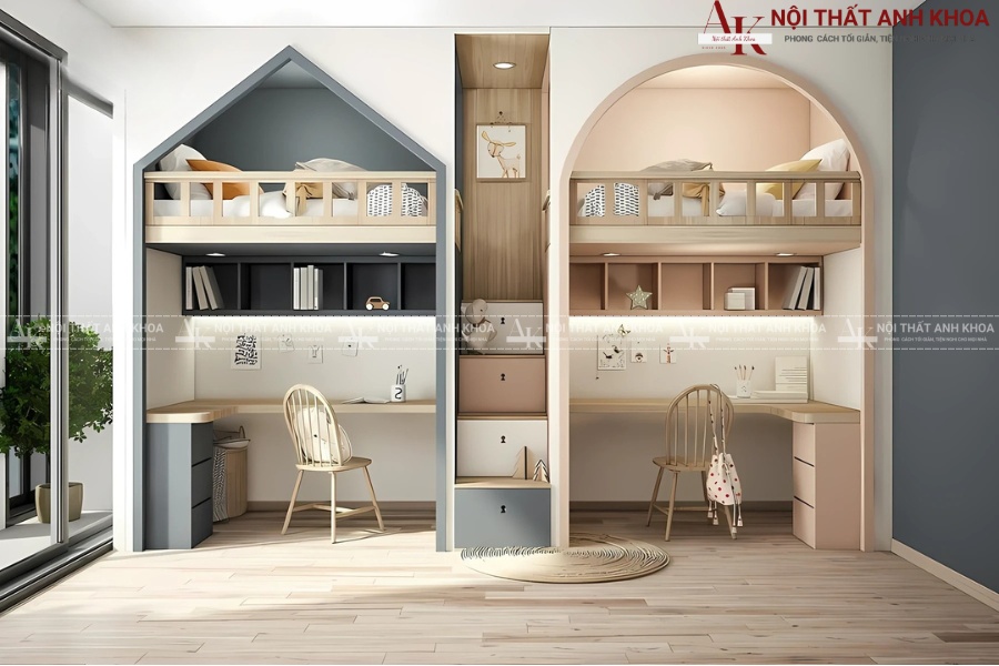Nội thất cho bé - Giải pháp tối ưu không gian phòng trẻ em Nội thất cho bé - Giải pháp tối ưu không gian phòng trẻ em
