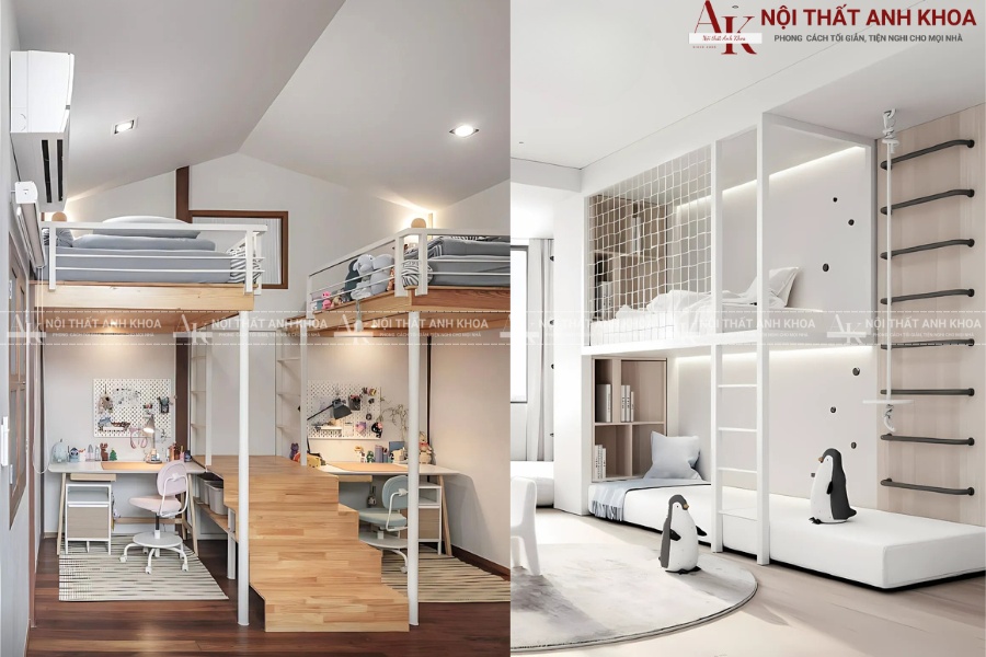 Bí quyết bố trí phòng ngủ chung cho 2 bé trai gái Bí quyết bố trí phòng ngủ chung cho 2 bé trai gái