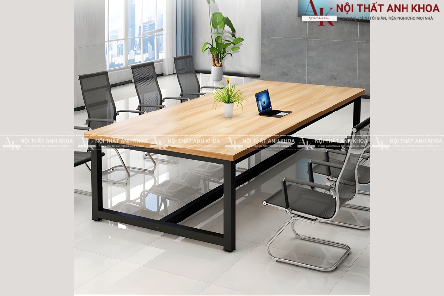 Bàn họp 6 ghế hiện đại - Thiết kế tối giản, dễ bố trí Bàn họp 6 ghế hiện đại - Thiết kế tối giản, dễ bố trí