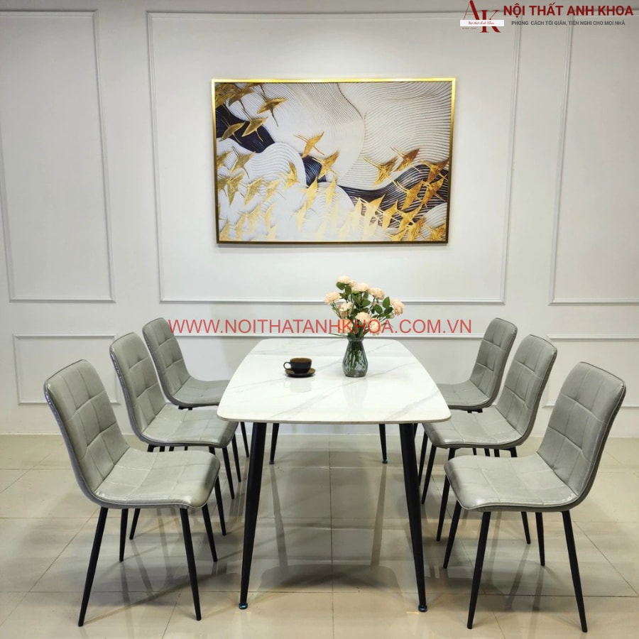 Bộ bàn ăn thông minh 6 ghế đẹp Bộ bàn ăn thông minh 6 ghế đẹp