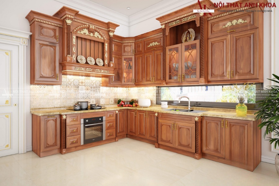 Tủ bếp góc mặt đá nhân tạo - Lựa chọn thông minh cho gia đình Tủ bếp góc mặt đá nhân tạo - Lựa chọn thông minh cho gia đình