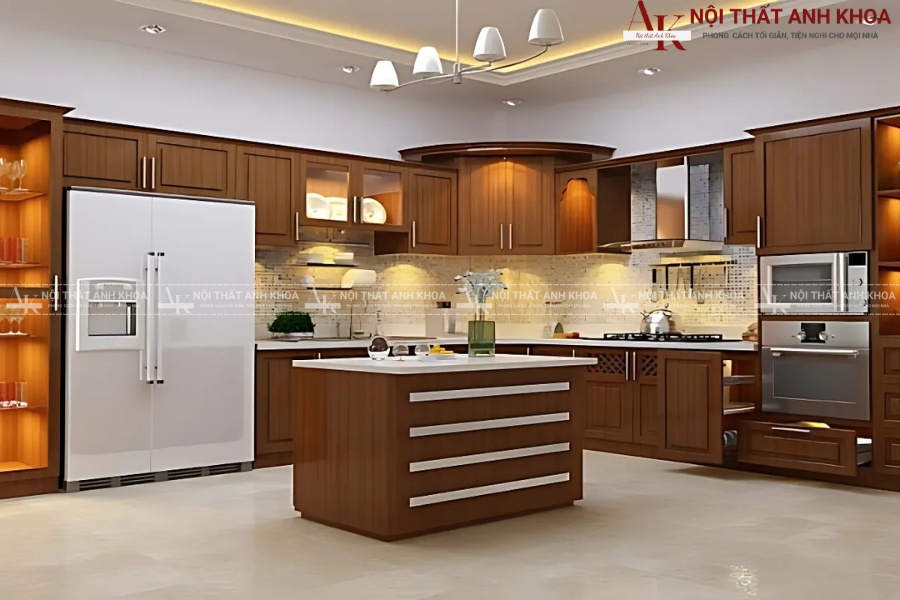 Tủ bếp góc hiện đại - Xu hướng thiết kế được ưa chuộng Tủ bếp góc hiện đại - Xu hướng thiết kế được ưa chuộng