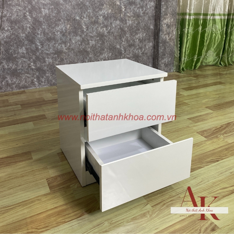 Tủ Đầu Giường Gỗ Công Nghiệp Mdf Màu Trắng Hiện Đại Giá Tốt Tủ Đầu Giường Gỗ Công Nghiệp Mdf Màu Trắng Hiện Đại Giá Tốt