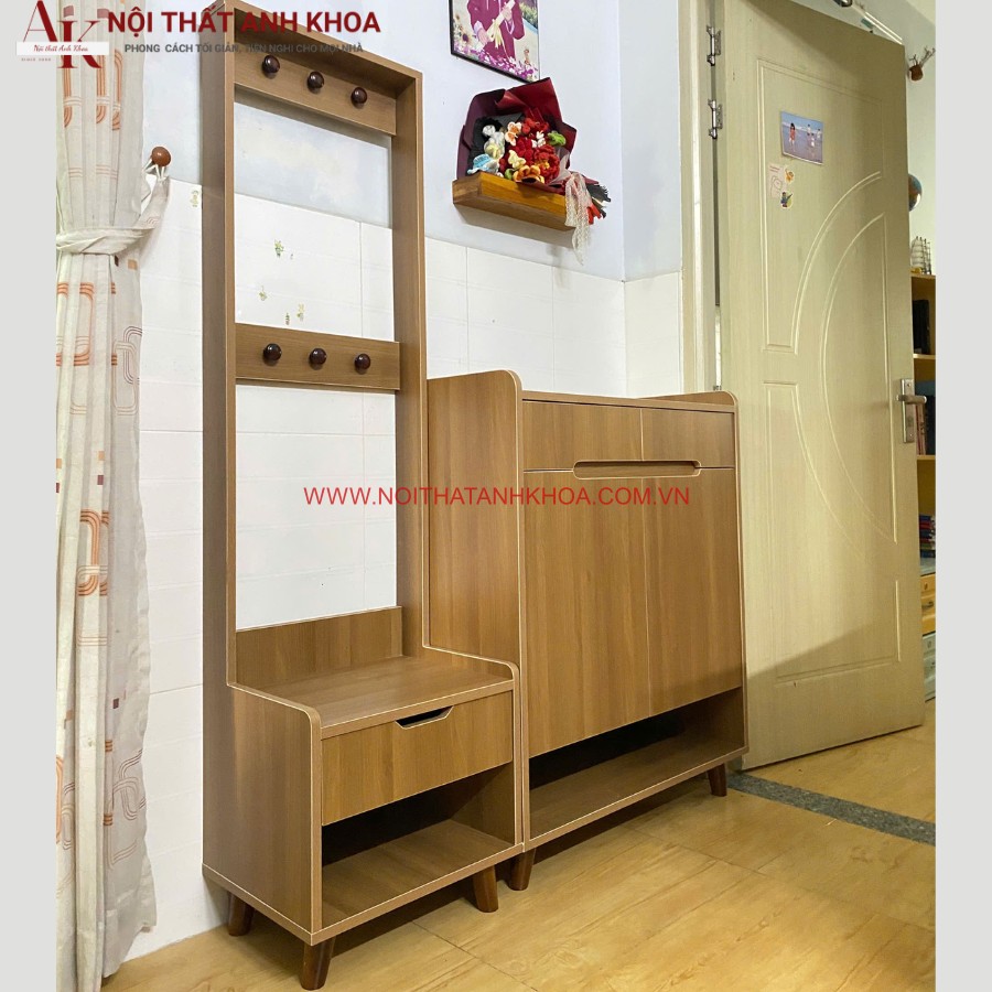 Tủ giày gỗ công nghiệp MDF bền đẹp, giá tốt Tủ giày gỗ công nghiệp MDF bền đẹp, giá tốt