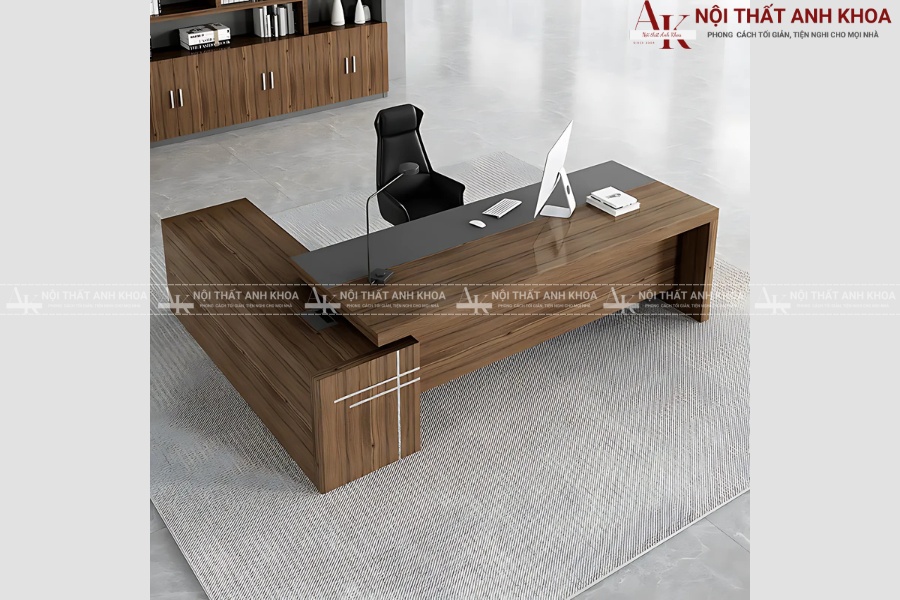 Bàn giám đốc gỗ MDF phủ Melamine - Đẹp bền, giá tốt Bàn giám đốc gỗ MDF phủ Melamine - Đẹp bền, giá tốt