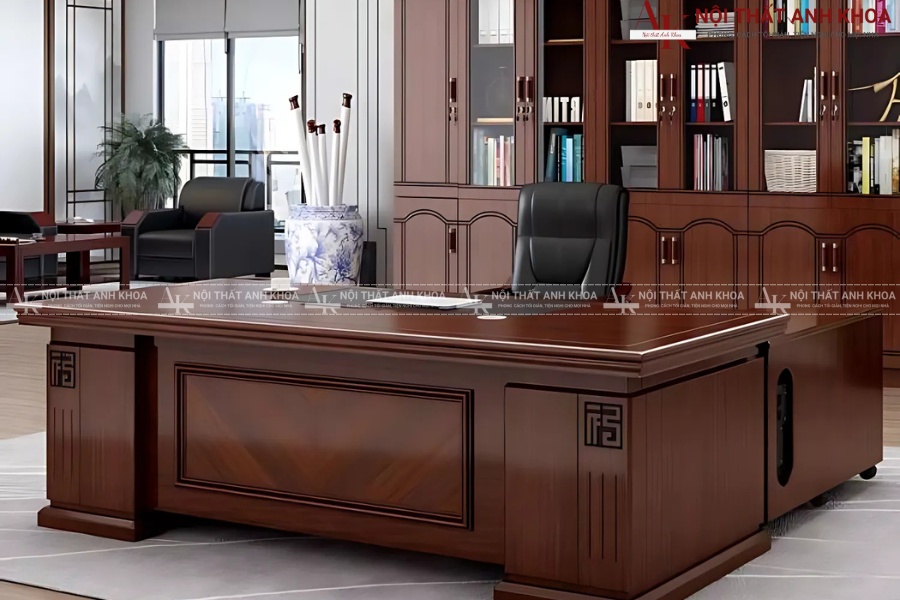 Bàn giám đốc sang trọng - Điểm nhấn đẳng cấp cho văn phòng Bàn giám đốc sang trọng - Điểm nhấn đẳng cấp cho văn phòng