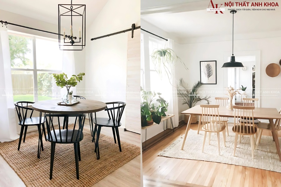 Bộ bàn ăn 4 ghế gỗ tự nhiên sang trọng Bộ bàn ăn 4 ghế gỗ tự nhiên sang trọng