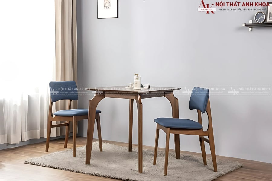 Bộ bàn ăn 2 ghế sang trọng, tiện dụng cho mọi nhà Bộ bàn ăn 2 ghế sang trọng, tiện dụng cho mọi nhà