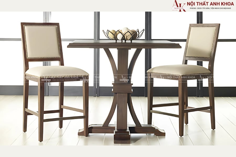 Bộ bàn ăn 2 ghế đẹp - Dễ dàng bài trí cho nhà nhỏ Bộ bàn ăn 2 ghế đẹp - Dễ dàng bài trí cho nhà nhỏ