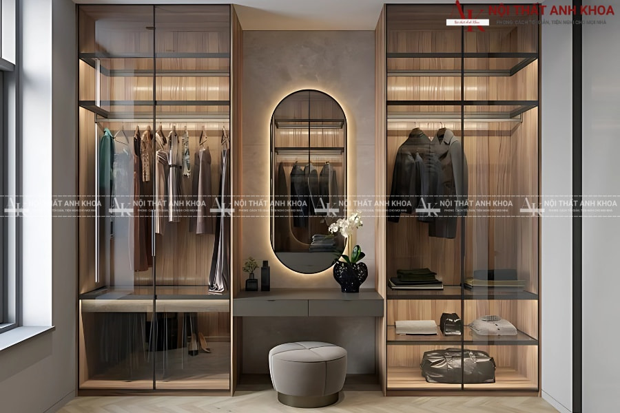 Tủ áo kèm bàn trang điểm, đẹp chuẩn xu hướng Tủ áo kèm bàn trang điểm, đẹp chuẩn xu hướng