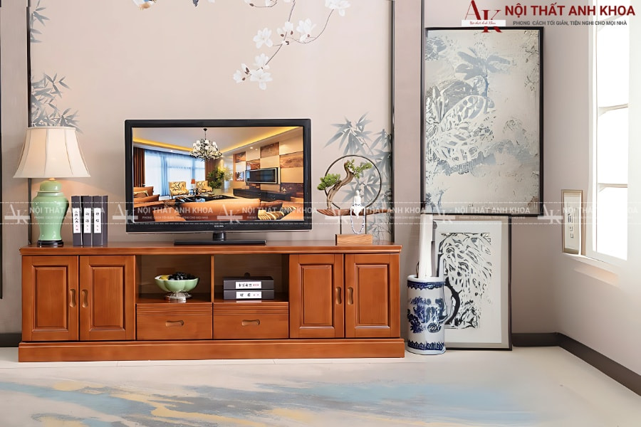 Kệ tivi gỗ tự nhiên vẻ đẹp, sang trọng cho không gian sống Kệ tivi gỗ tự nhiên vẻ đẹp, sang trọng cho không gian sống