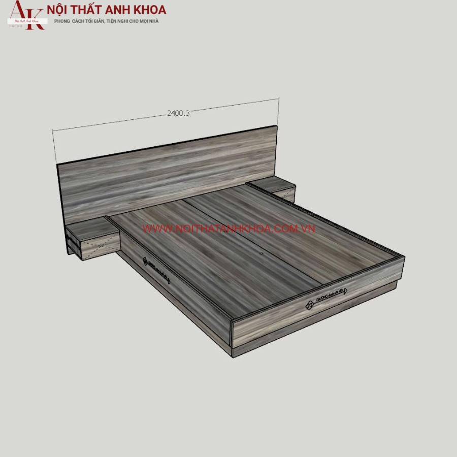 Giường ngủ thông minh gỗ công nghiệp MDF giá tốt Giường ngủ thông minh gỗ công nghiệp MDF giá tốt