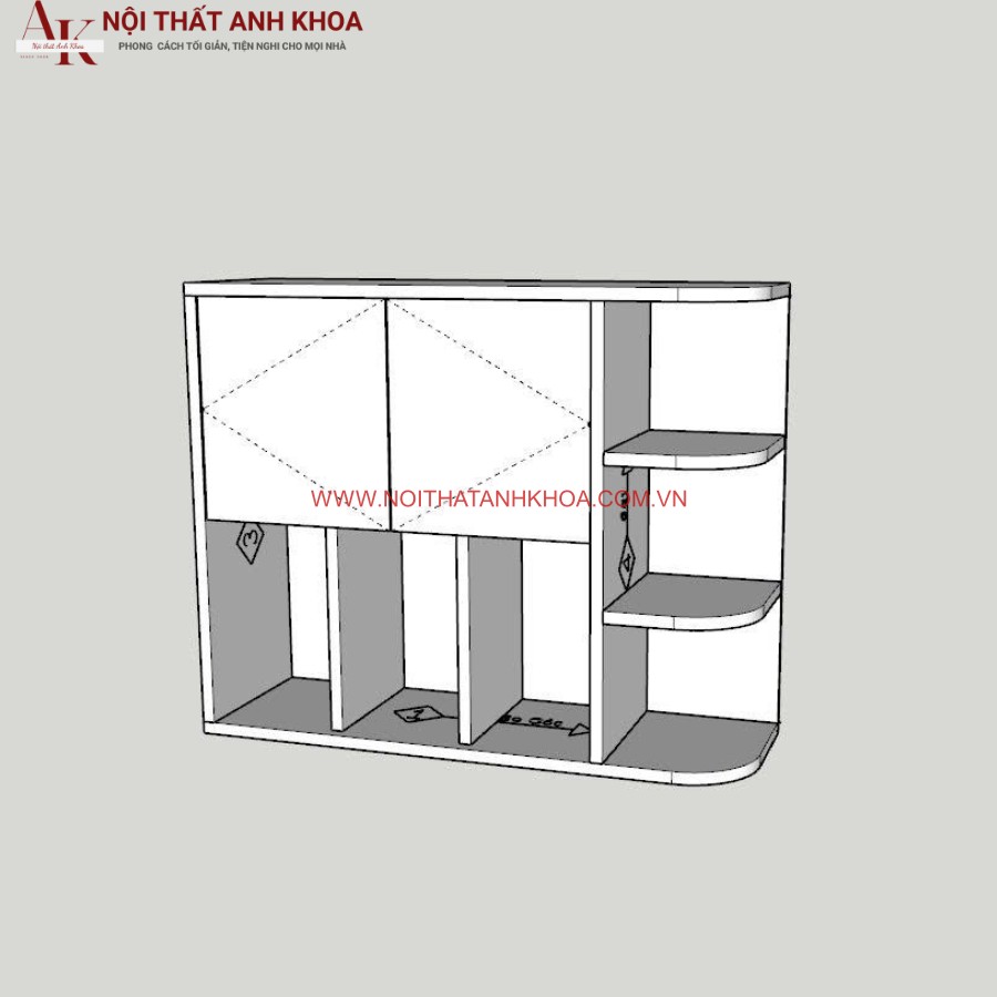 Kệ sách treo tường gỗ MDF bền đẹp, giá rẻ Kệ sách treo tường gỗ MDF bền đẹp, giá rẻ