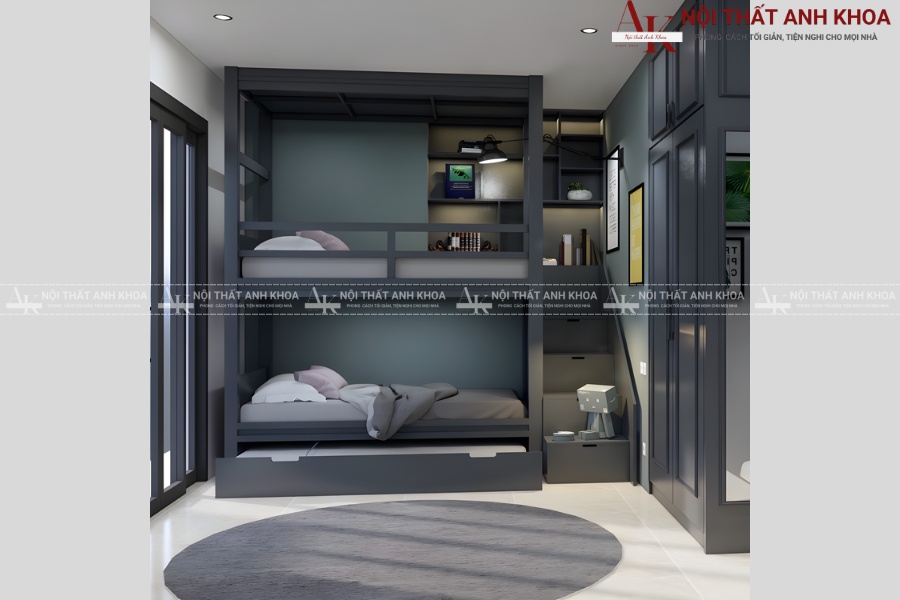 Giường tầng người lớn có hộc kéo - Tối ưu lưu trữ Giường tầng người lớn có hộc kéo - Tối ưu lưu trữ