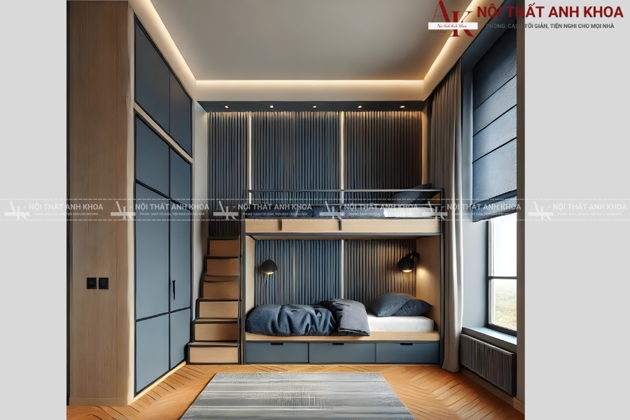 Giường tầng thông minh cho người lớn kèm ngăn kéo Giường tầng thông minh cho người lớn kèm ngăn kéo