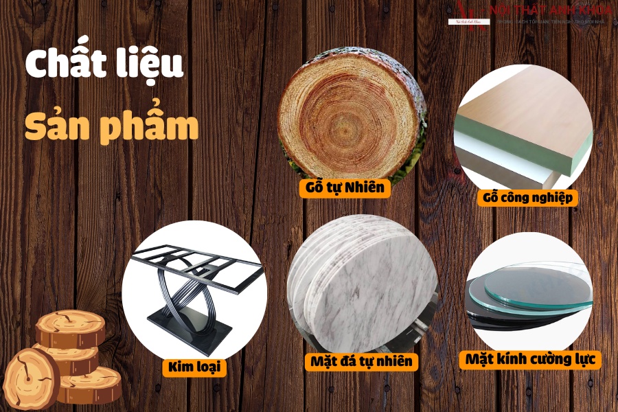 Chất liệu sản phẩm - Sự kết hợp tạo nên bàn ăn 6 ghế Chất liệu sản phẩm - Sự kết hợp tạo nên bàn ăn 6 ghế
