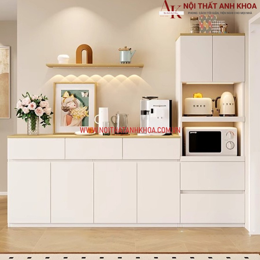 Tủ kệ nhà bếp đa năng tiện lợi Tủ kệ nhà bếp đa năng tiện lợi