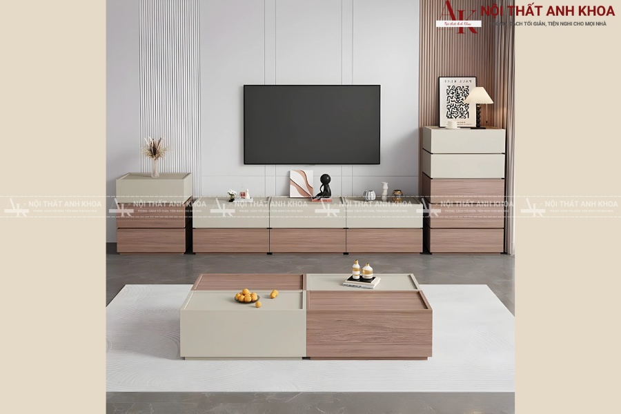 Xu hướng nội thất bàn sofa gỗ MDF 2025 Xu hướng nội thất bàn sofa gỗ MDF 2025