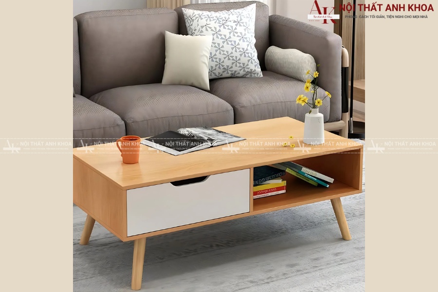 Mẫu bàn sofa gỗ công nghiệp khiến bạn mê mẩn Mẫu bàn sofa gỗ công nghiệp khiến bạn mê mẩn