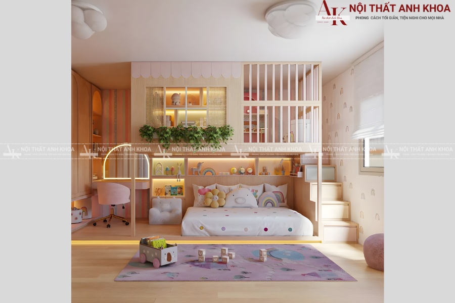 Giường tầng trẻ em phong cách hiện đại - Bé thích, mẹ yên tâm Giường tầng trẻ em phong cách hiện đại - Bé thích, mẹ yên tâm