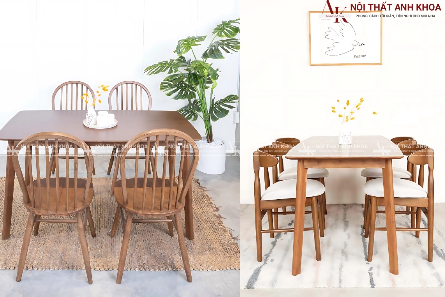 Bàn ăn cơm gia đình - Tinh tế từng chi tiết Bàn ăn cơm gia đình - Tinh tế từng chi tiết