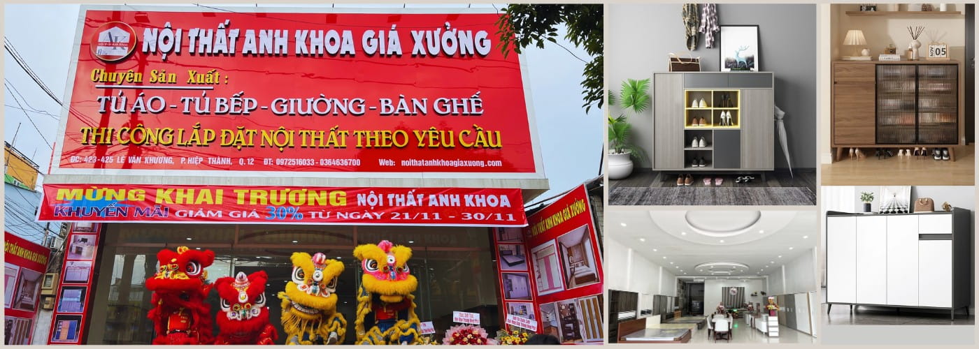Cửa hàng nội thất Anh Khoa giá xưởng ở Quận 12 Cửa hàng nội thất Anh Khoa giá xưởng ở Quận 12
