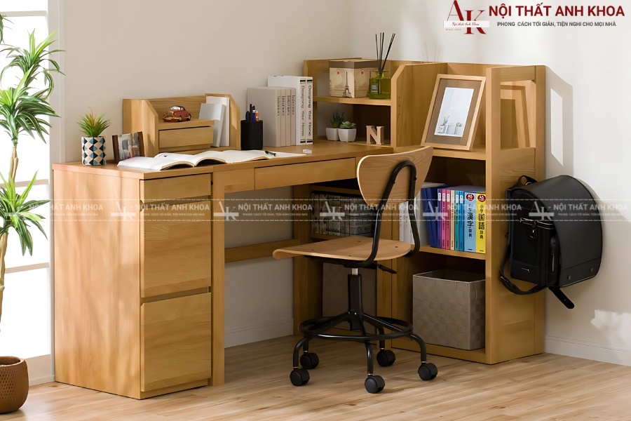 Bàn học sinh đơn giản cho bé - Nội thất Anh Khoa Bàn học sinh đơn giản cho bé - Nội thất Anh Khoa