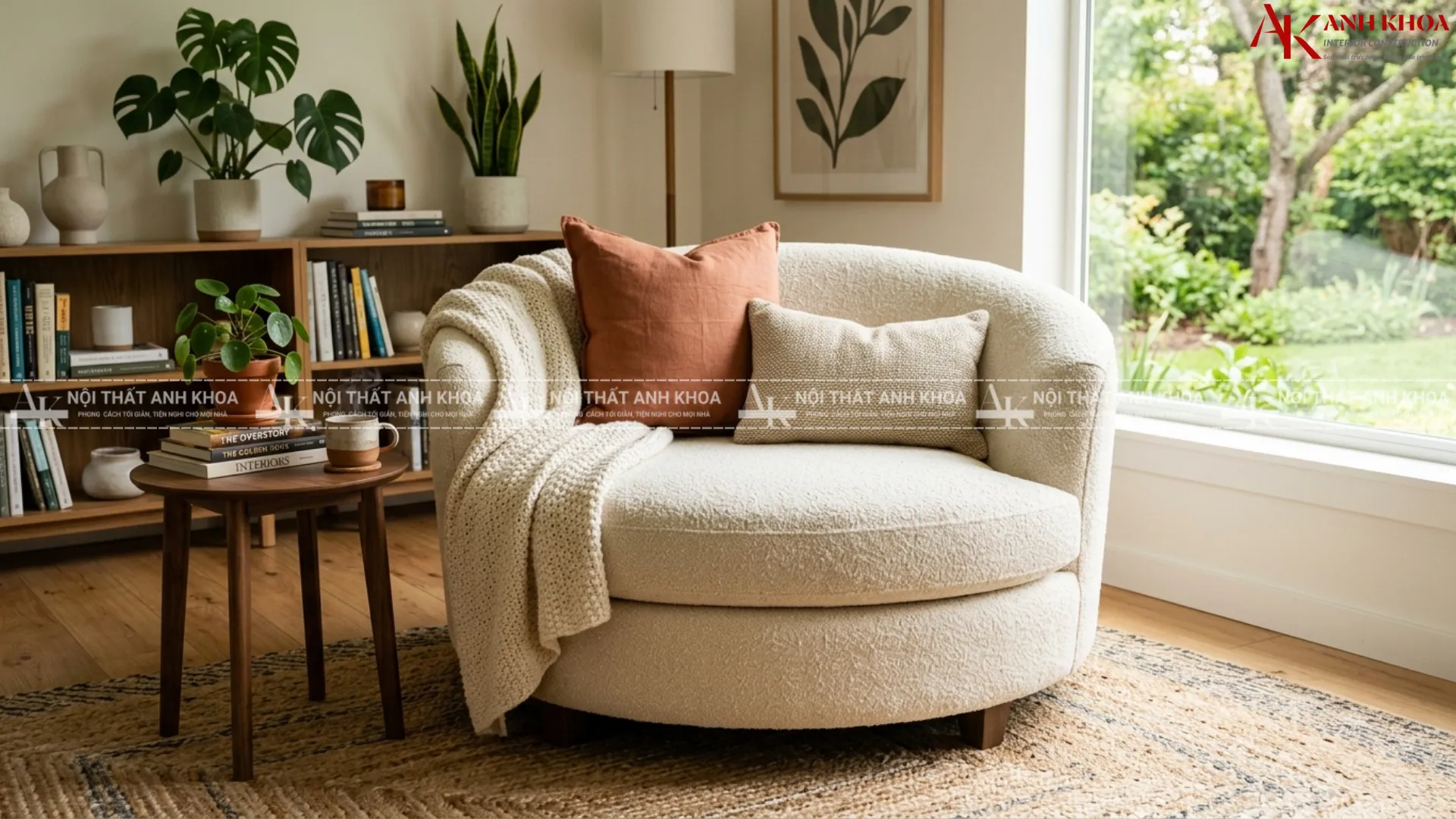 Nét mềm lại lan tỏa - Ghế sofa tròn cho không gian thêm tinh tế Nét mềm lại lan tỏa - Ghế sofa tròn cho không gian thêm tinh tế