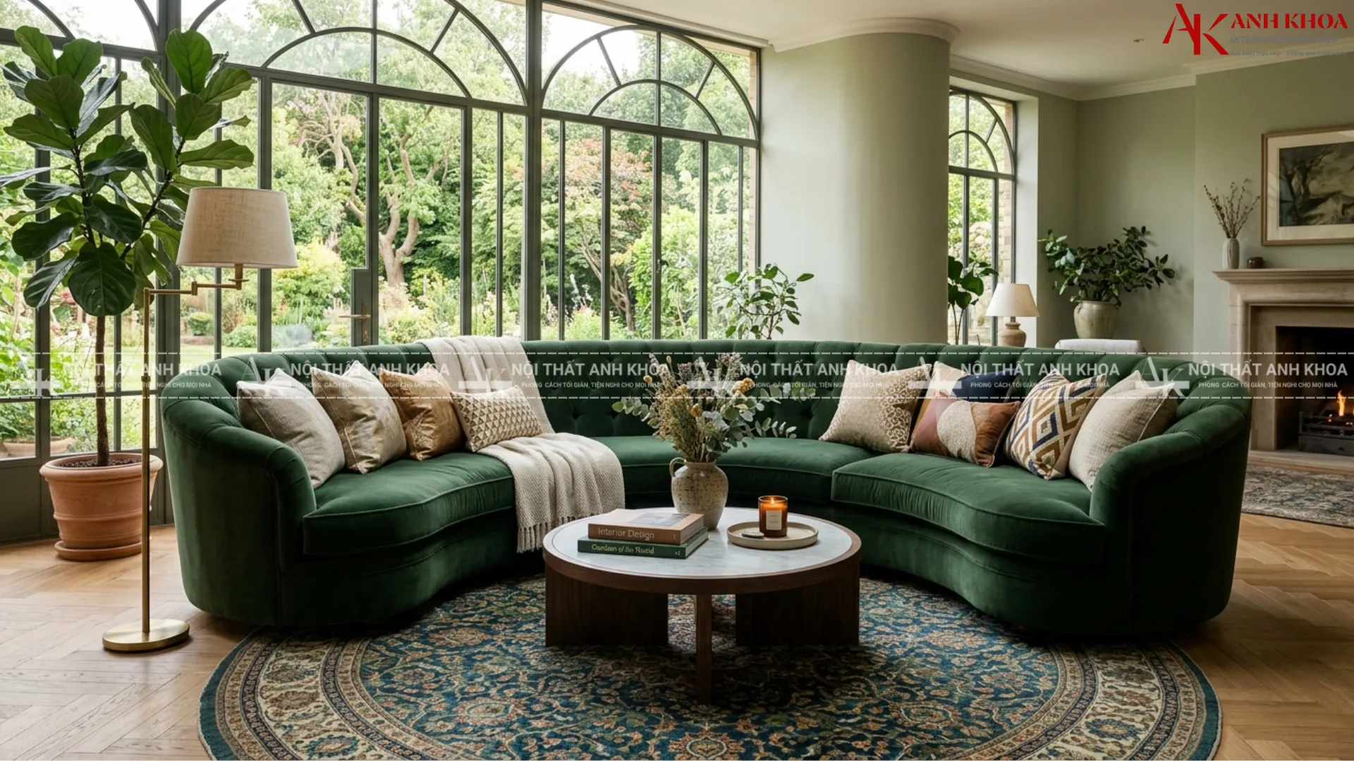Biến căn phòng thành điểm nhấn với sofa tròn độc đáo Biến căn phòng thành điểm nhấn với sofa tròn độc đáo