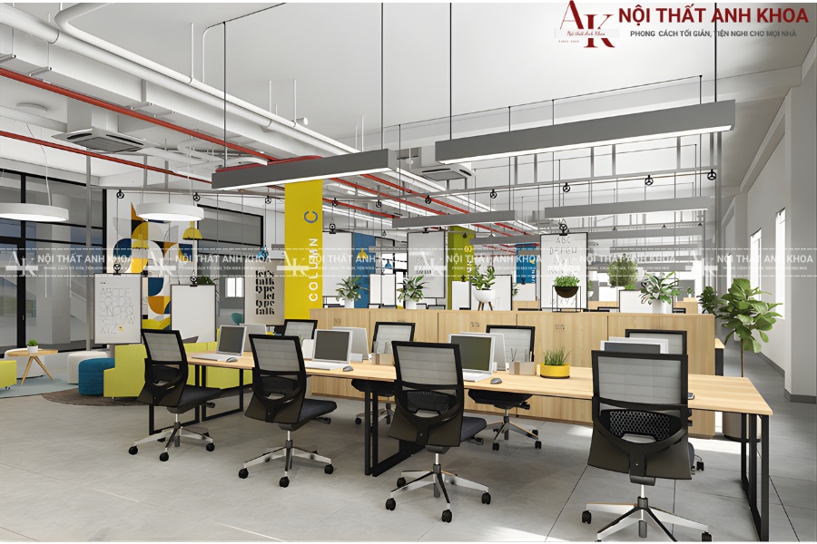 Thiết kế văn phòng sáng tạo - Nơi khơi nguồn cảm hứng làm việc Thiết kế văn phòng sáng tạo - Nơi khơi nguồn cảm hứng làm việc