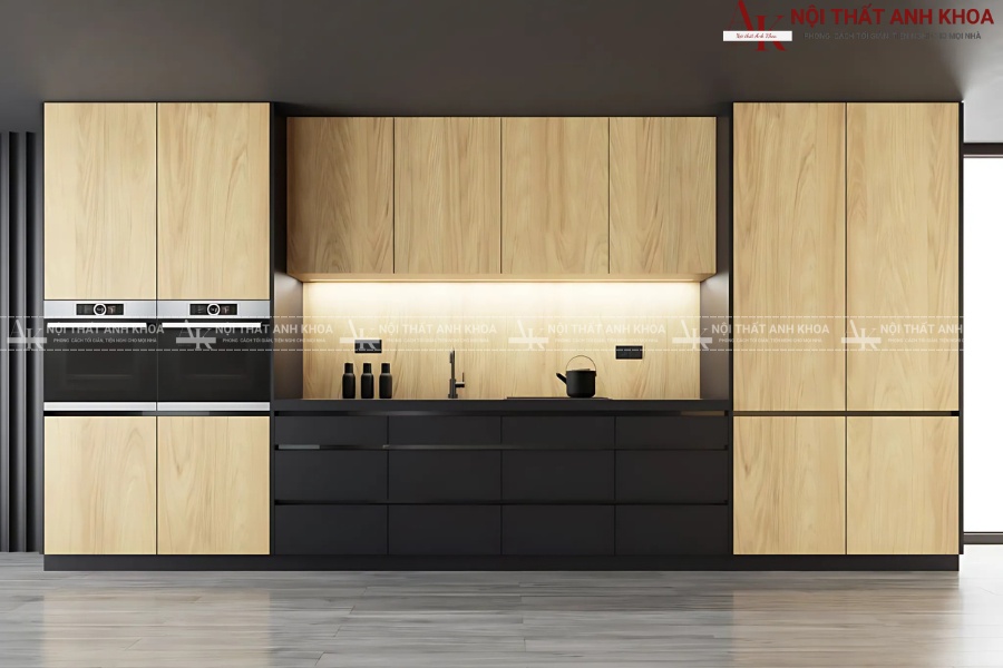 Tủ bếp thiết kế mở - Tạo cảm giác rộng rãi Tủ bếp thiết kế mở - Tạo cảm giác rộng rãi