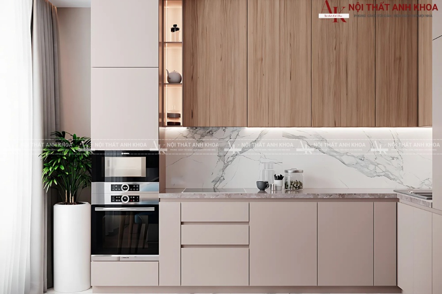 Tủ bếp đẹp chuẩn công năng cho gia đình Việt Tủ bếp đẹp chuẩn công năng cho gia đình Việt