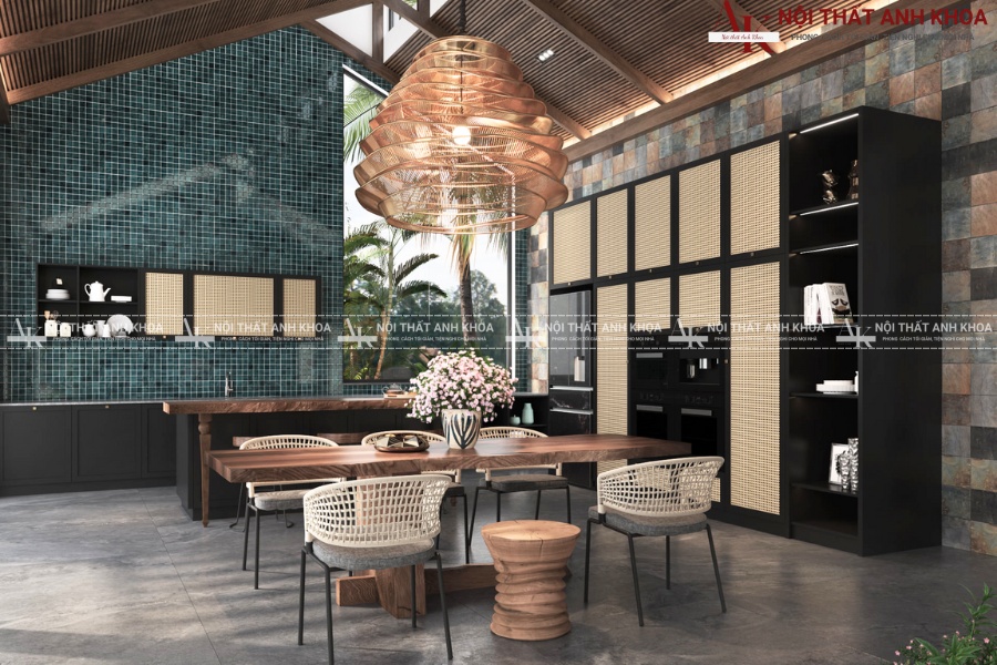 Thiết kế nội thất bếp tích hợp công nghệ hiện đại Thiết kế nội thất bếp tích hợp công nghệ hiện đại