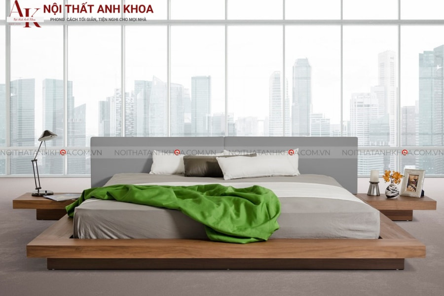 Giường ngủ Nhật Bản gỗ tự nhiên, tinh tế, đẳng cấp Giường ngủ Nhật Bản gỗ tự nhiên, tinh tế, đẳng cấp