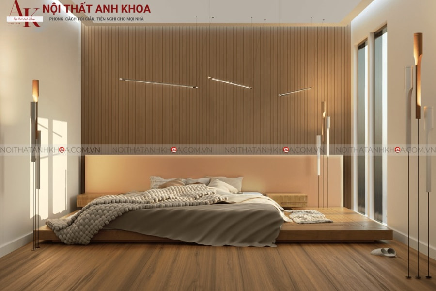 Giường ngủ Nhật Bản tinh tế, tối giản tại Anh Khoa Giường ngủ Nhật Bản tinh tế, tối giản tại Anh Khoa