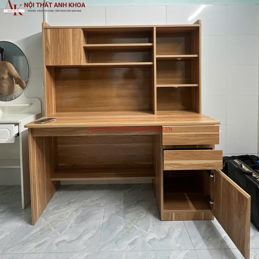 Bàn học sinh gỗ công nghiệp MDF bền đẹp, giá tốt Bàn học sinh gỗ công nghiệp MDF bền đẹp, giá tốt