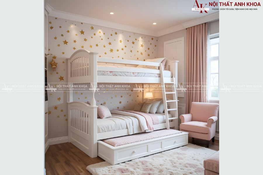 Mẫu giường tầng đẹp phong cách hiện đại cho chung cư Mẫu giường tầng đẹp phong cách hiện đại cho chung cư