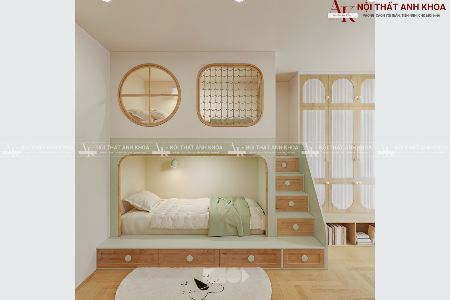 Giường tầng đẹp giá rẻ cho gia đình trẻ Giường tầng đẹp giá rẻ cho gia đình trẻ