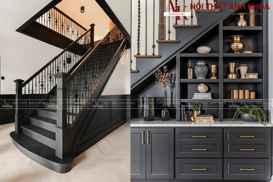 Tủ gầm cầu thang - Giải pháp tiện lợi cho không gian sống Tủ gầm cầu thang - Giải pháp tiện lợi cho không gian sống