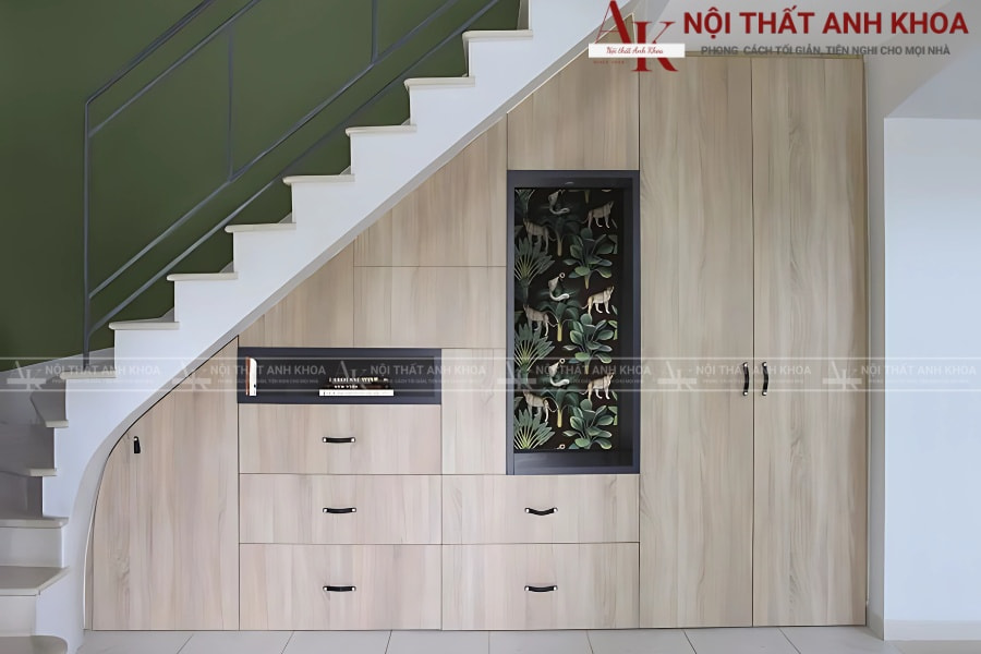 Mẫu tủ quần áo gầm cầu thang - Bền đẹp Mẫu tủ quần áo gầm cầu thang - Bền đẹp