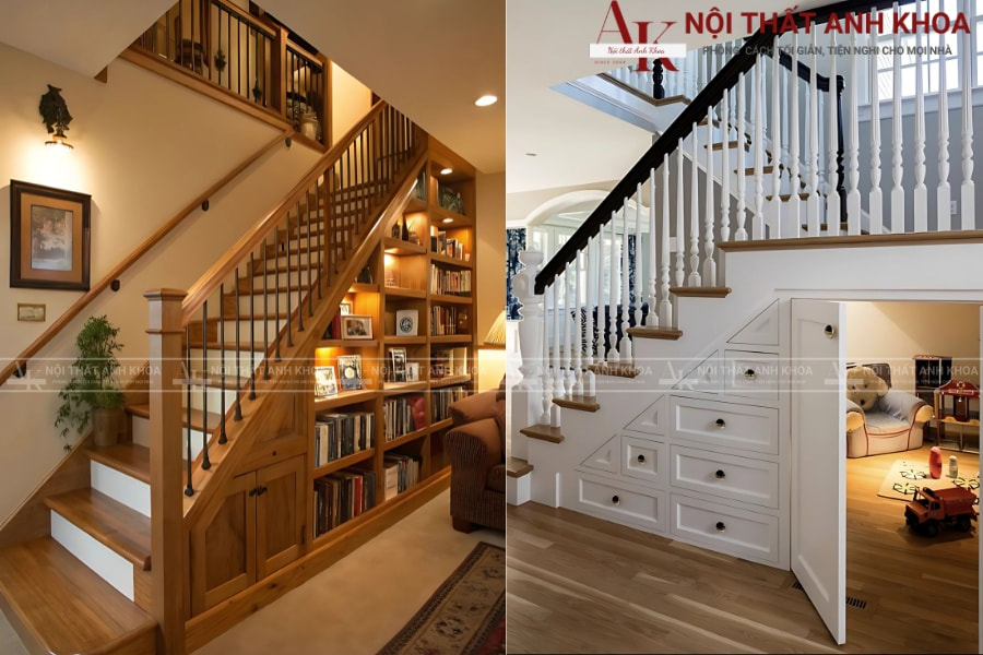 Tủ gầm cầu thang - Bí quyết tối ưu mọi góc nhỏ Tủ gầm cầu thang - Bí quyết tối ưu mọi góc nhỏ