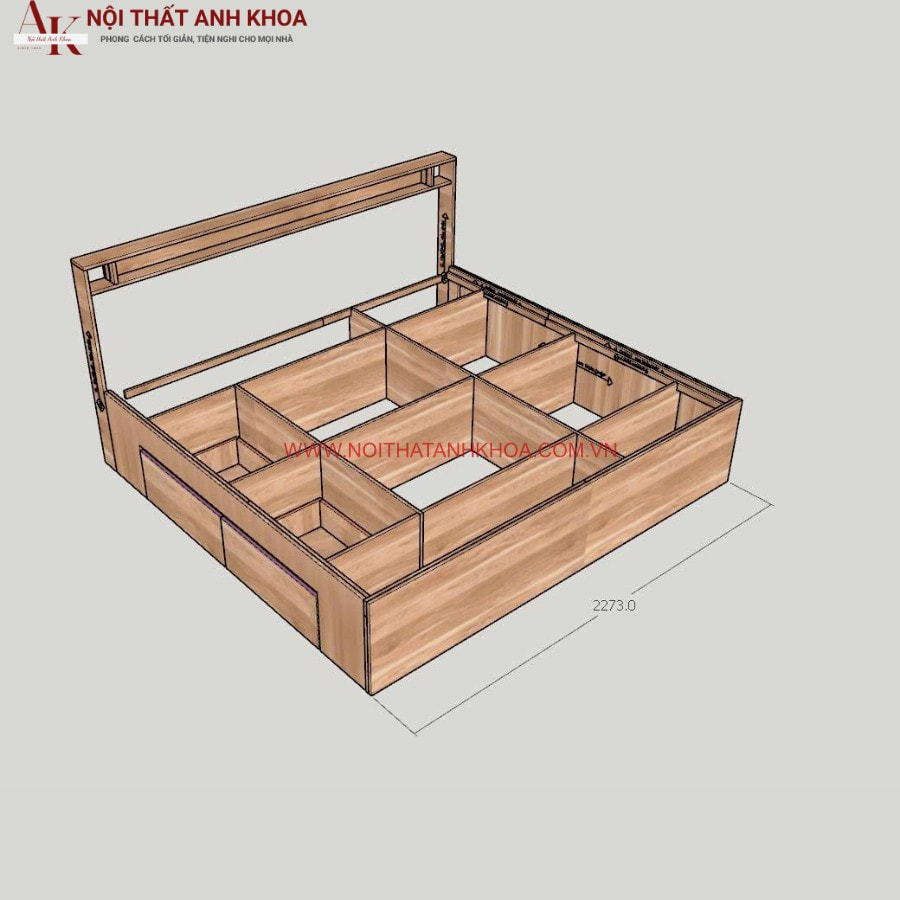 Giường ngủ được làm từ gỗ công nghiệp giá tốt Giường ngủ được làm từ gỗ công nghiệp giá tốt