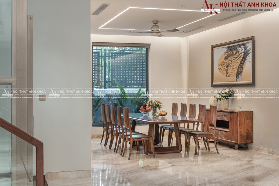 Bàn ăn 10 người gỗ óc chó - Sang trọng và đẳng cấp Bàn ăn 10 người gỗ óc chó - Sang trọng và đẳng cấp