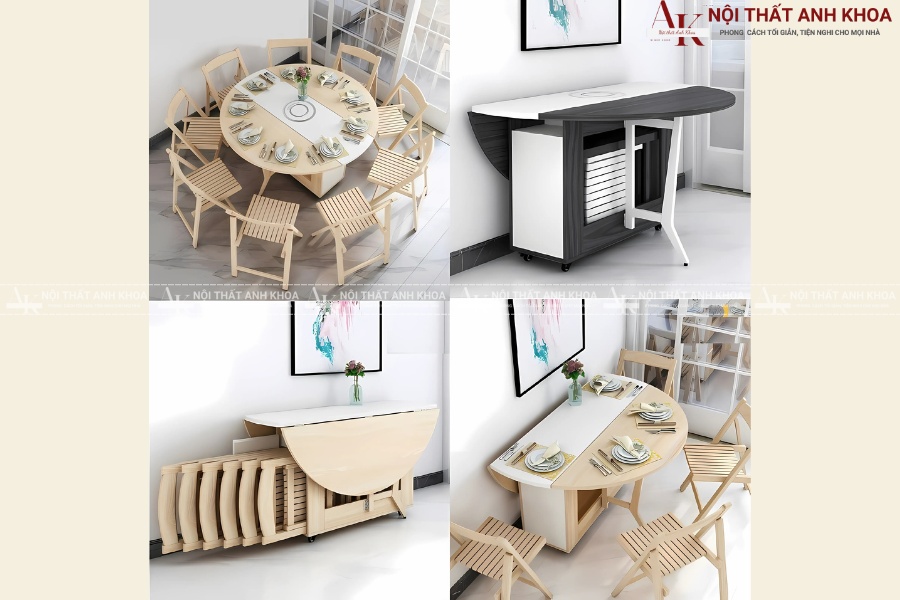 Mẫu bàn ăn thông minh 10 người - Tiện ích tối đa Mẫu bàn ăn thông minh 10 người - Tiện ích tối đa